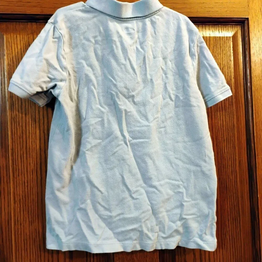 GAP Kids Pale Blue Polo Shirt Short Sleeve Size Small